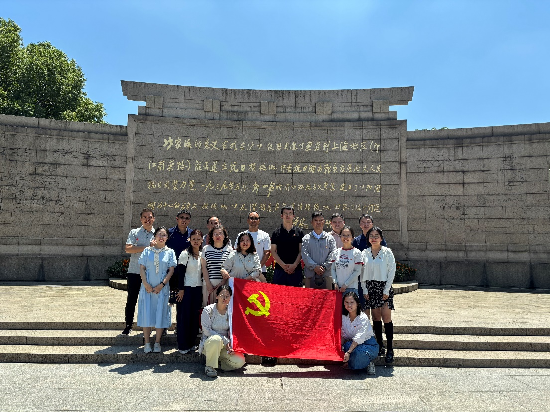 “传承红色基因，汲取奋进力量” 分子植物卓越中心机关与支撑二支部赴沙家浜红色革命教育基地开展主题党日活动